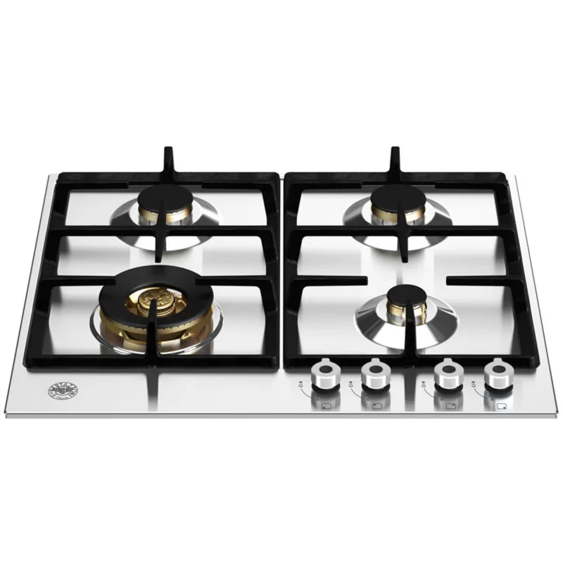 Bertazzoni Professional P604LPROX Gaskogeplade 4 brændere, rustfrit stål 60 cm