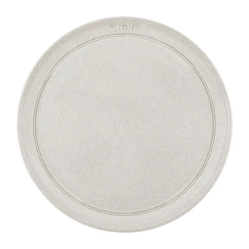 Staub Dining Line middagstallerken 26 cm, white truffle