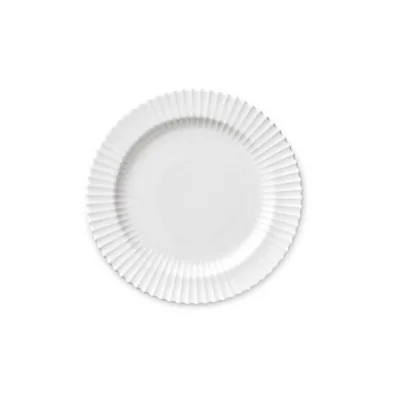 Lyngby Tallerken - Ø20cm. hvid