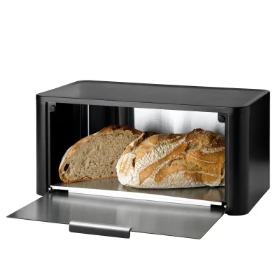 Stelton SR brødkasse 18 cm, sort