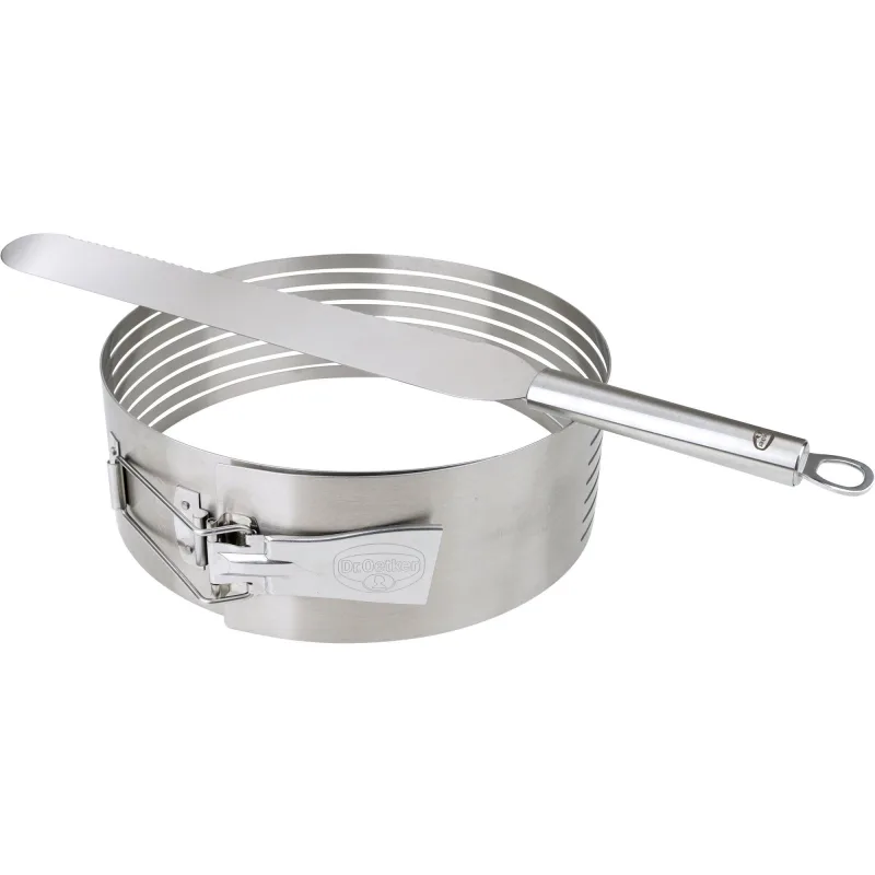 Dr oetker Kagedeler og kniv 26-28 cm, rustfrit stål