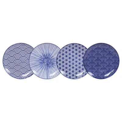 Tokyo design studio Nippon Blue tallerken 4 stk.