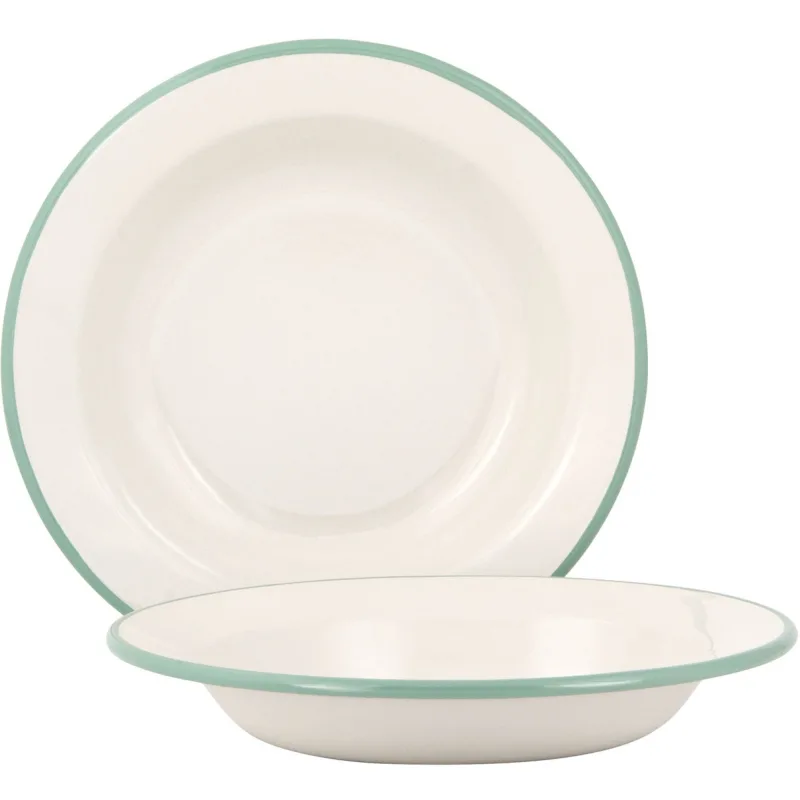 Kockums jernverk Dyb Tallerken 22 cm. Creme