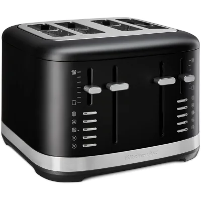 Kitchenaid Brødrister med manuel kontrol, 4 skiver, matsort