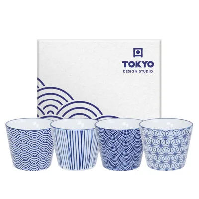 Tokyo design studio Nippon Blue tekop 4 stk.