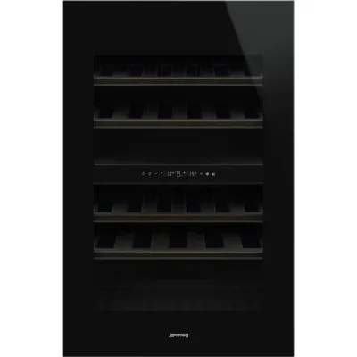 Smeg CVI414NX indbygget vinkøleskab, sort