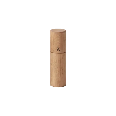 Salt-/peberkværn i eg 18 cm - Natur