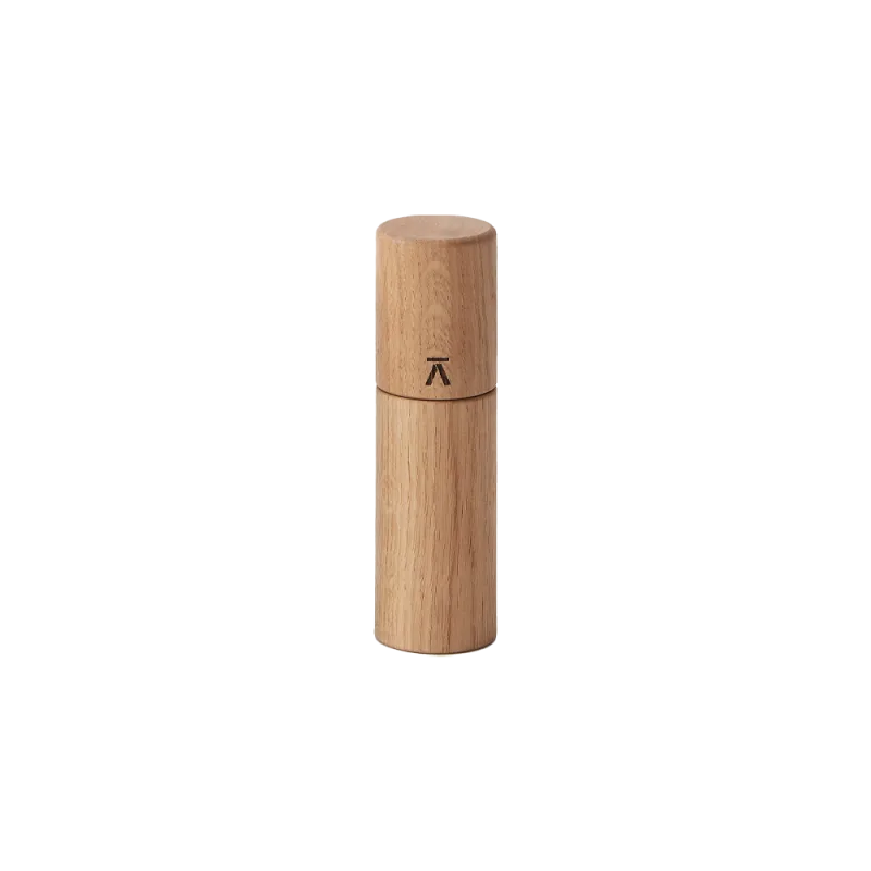 Salt-/peberkværn i eg 18 cm - Natur