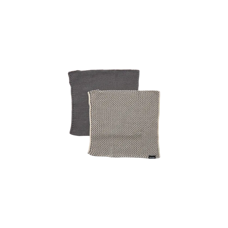 Sentaku karklud 27x27 cm 2-pak - Grå/sand