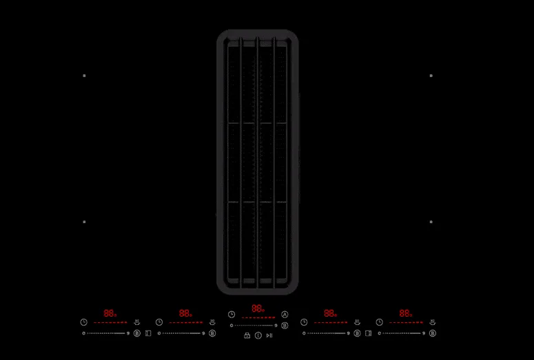 Thermex Kogeplade med Emfang Selected Downdraft 800B