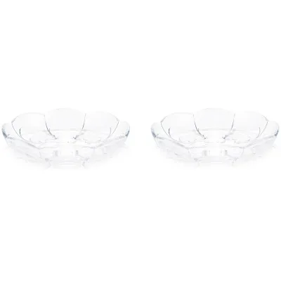 Holmegaard Lily desserttallerken, klar, 16 cm, 2 stk.