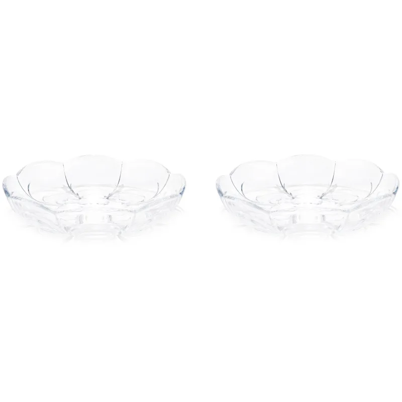 Holmegaard Lily desserttallerken, klar, 16 cm, 2 stk.