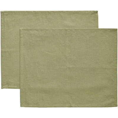 Decotique Sienna dækkeserviet 45 × 35 cm 2-pak, grøn