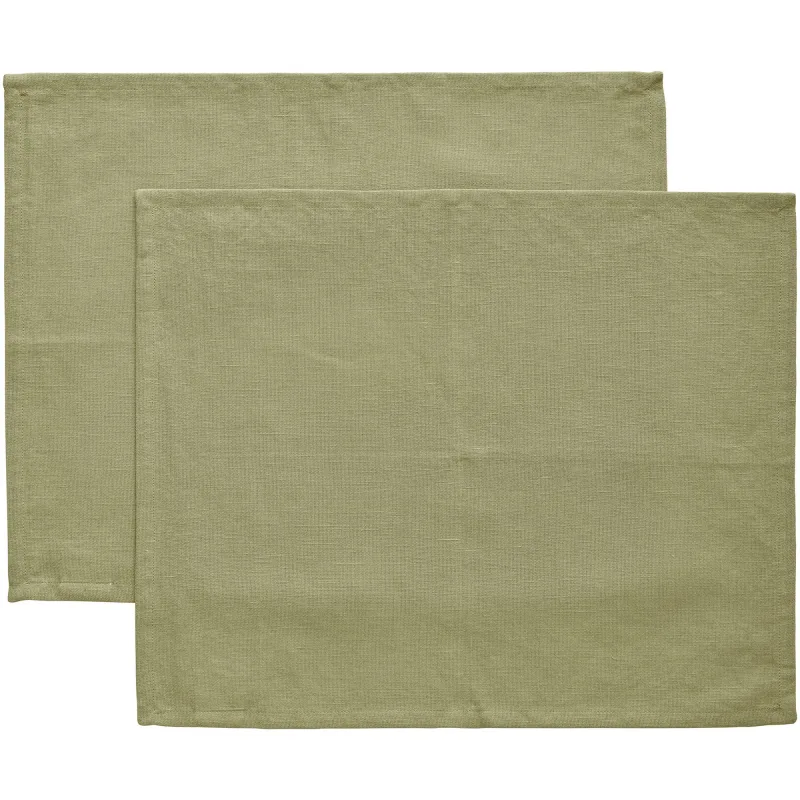 Decotique Sienna dækkeserviet 45 × 35 cm 2-pak, grøn