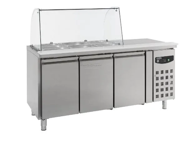 CombiSteel koldjomfru - 465L - 3 skabe
