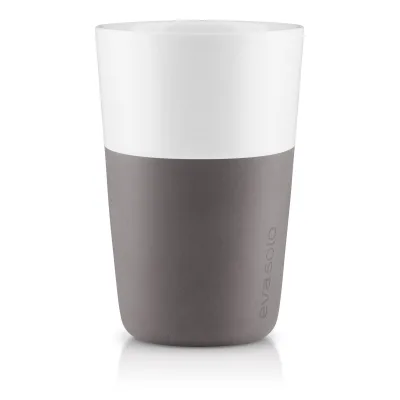 Eva solo Cafe Latte krus, 2 stk. Elephant Grey