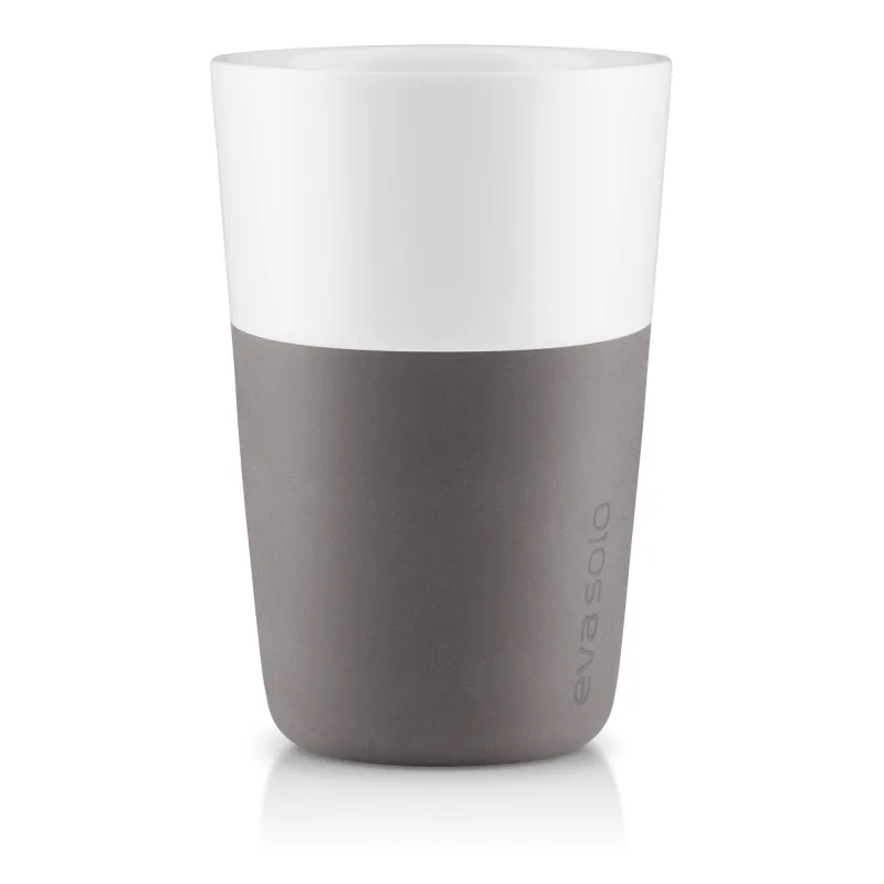 Eva solo Cafe Latte krus, 2 stk. Elephant Grey