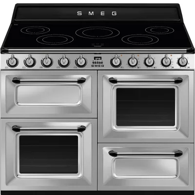 Smeg TR4110IX2 Victoria komfur med 3 ovne 110 cm, rustfrit stål