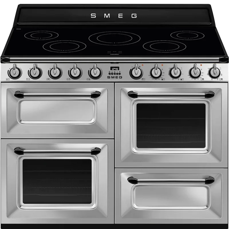 Smeg TR4110IX2 Victoria komfur med 3 ovne 110 cm, rustfrit stål