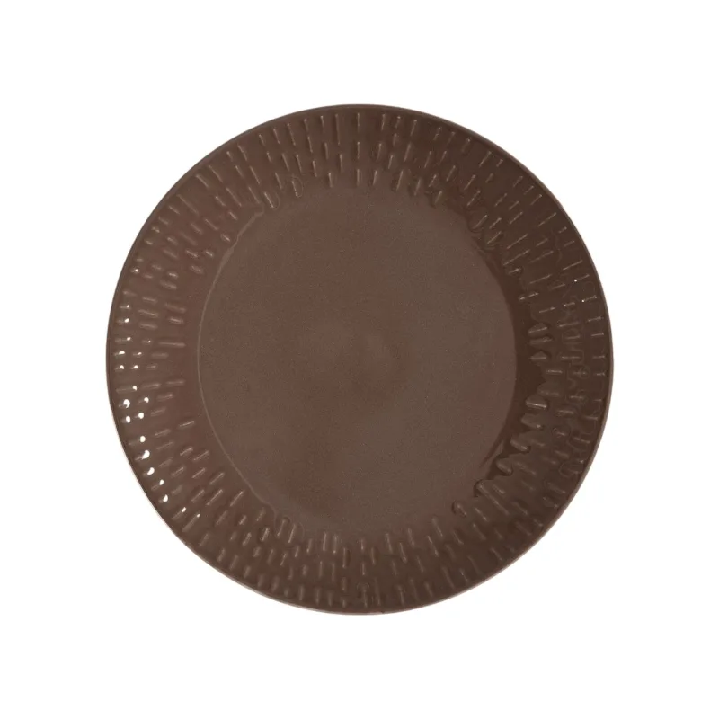 Aida Confetti asiet 21 cm, chocolate