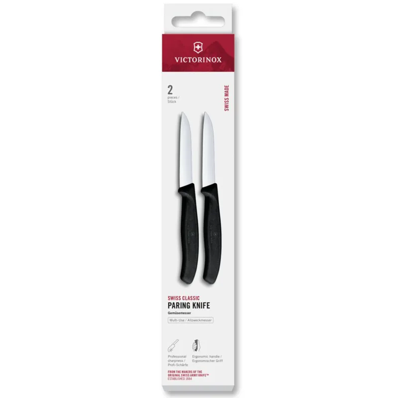 Victorinox Swiss Classic urteknive 8 cm 2-pak, sort