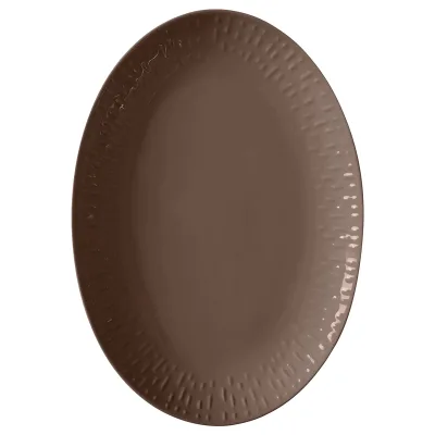 AIDA Confetti serveringsfad, 36 cm  -  chokolade