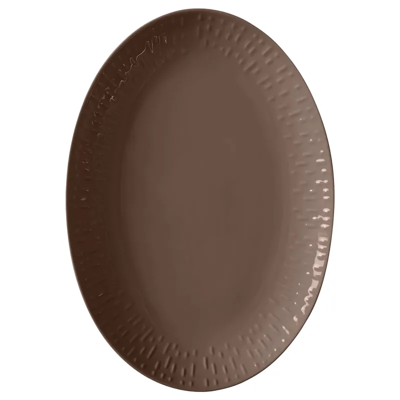 AIDA Confetti serveringsfad, 36 cm - chokolade