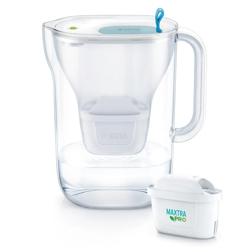 Brita Style vandfilterkande, blå + 3 filtre