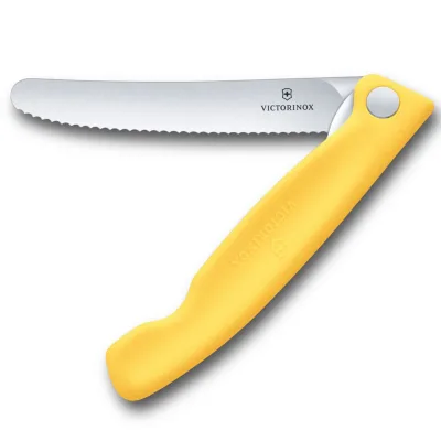 Victorinox Swiss Classic picnic foldekniv, gul