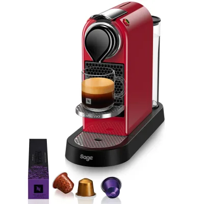 Nespresso by Sage SEC 630 CitiZ kapselmaskine, rød