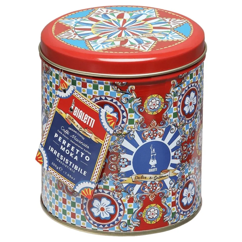 Bialetti D&G kaffe 250 g + kaffedåse
