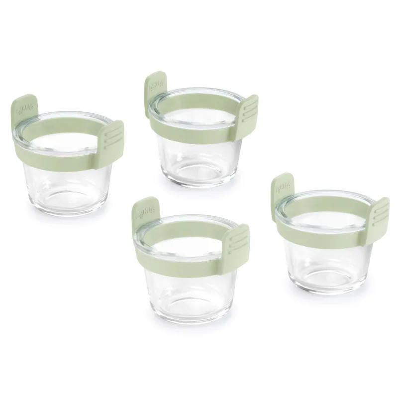 Lékué Airfryerform glas mini 4-pak