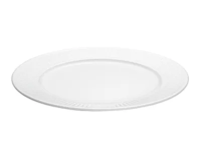 Pillivuyt Plissé Tallerken Flad - Ø28 cm.