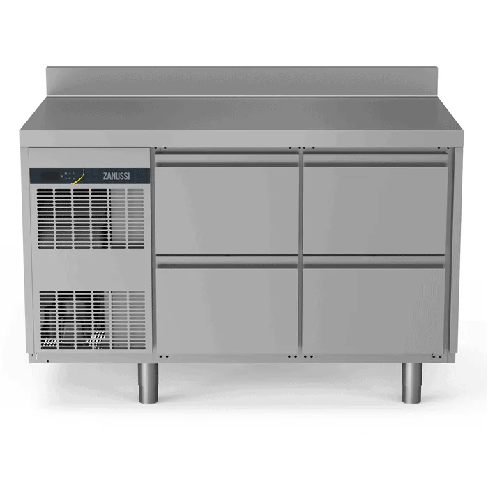 Zanussi kølebord 290L med bagkant - 4x½ skuffer