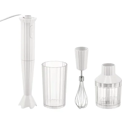 Alessi MDL10S Plissé stavblendersæt, hvid