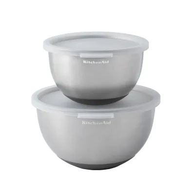 Kitchenaid Røreskåle rustfrit stål, 2-pak