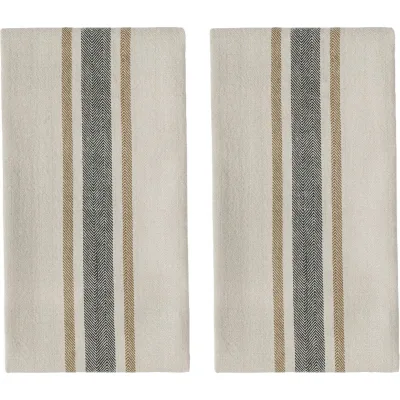 Oyoy living design Linu viskestykke, sort, 2 stk.