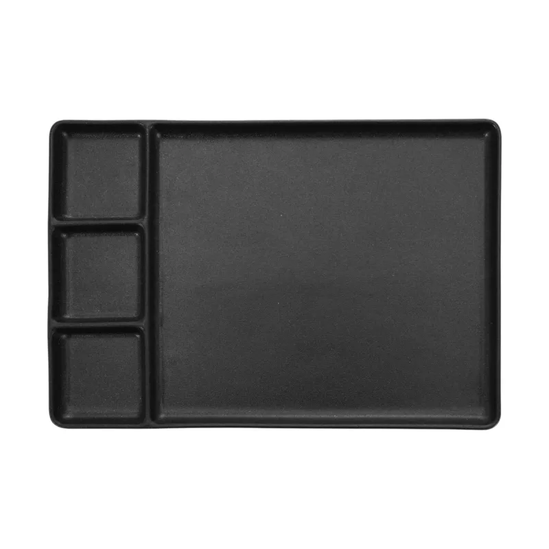 Aida RAW tapas- og sushifad 31,5 × 21,5 cm, titanium sort