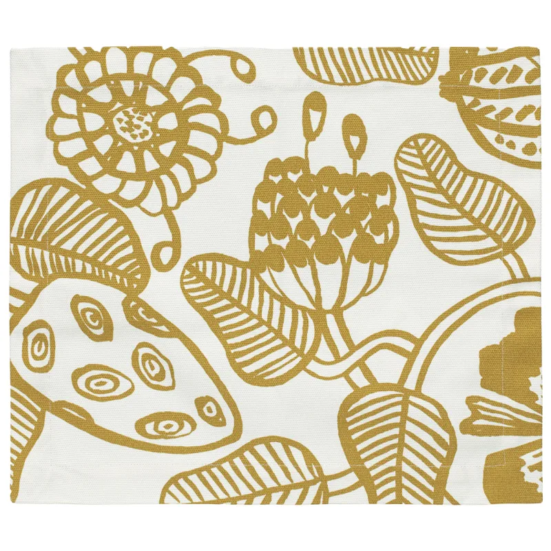 Marimekko Tiara Dækkeserviet 35×40 cm, hvid/guld