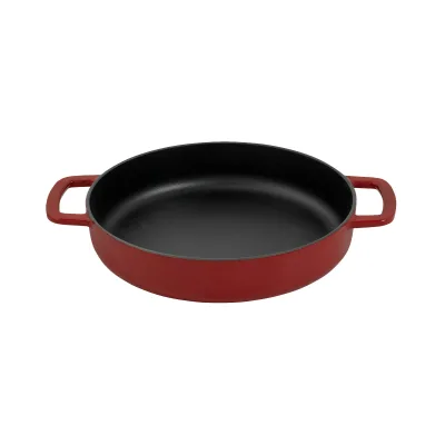 Combekk Støbejernspande Ø24 cm, bordeaux