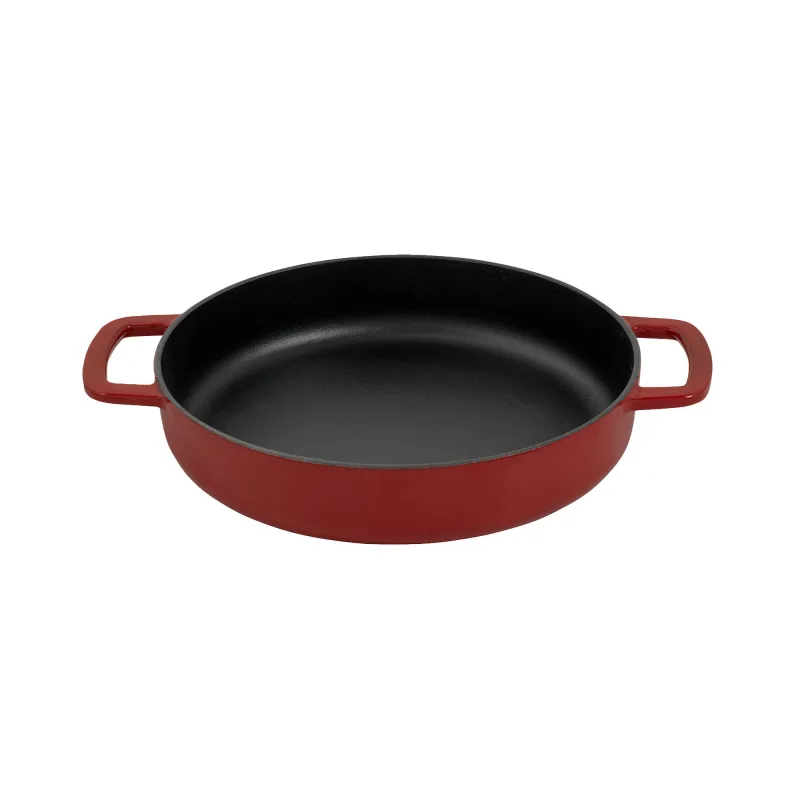 Combekk Støbejernspande Ø24 cm, bordeaux