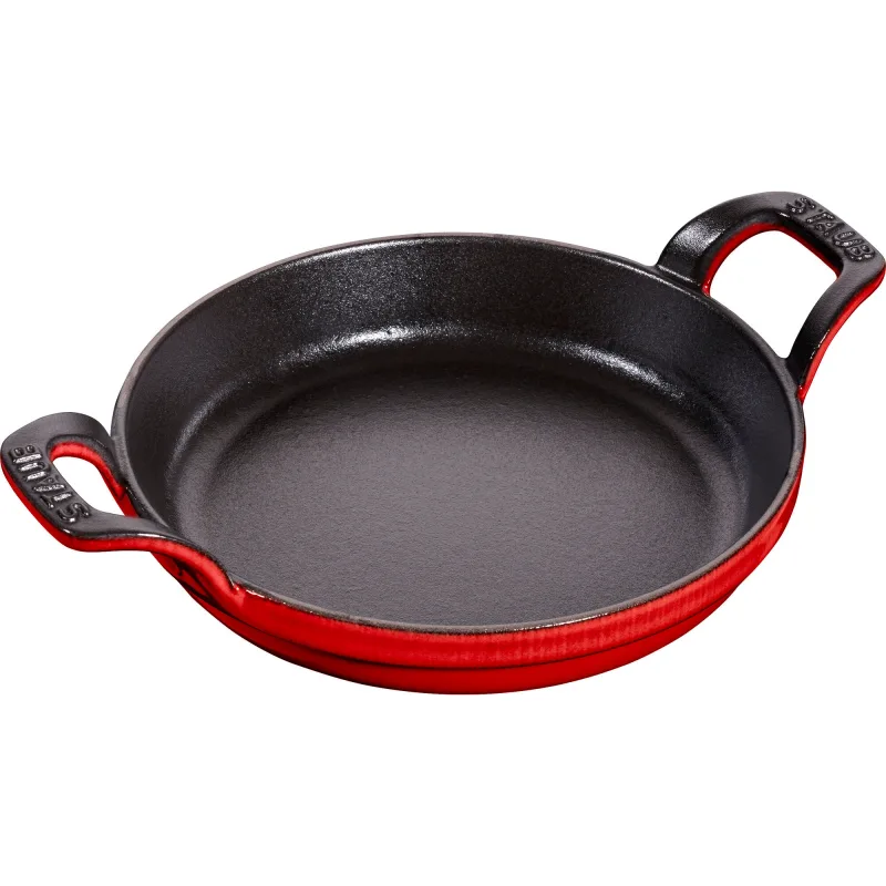 Staub Ovnfast form 16 cm, kirsebærrød
