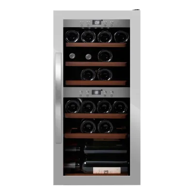 Mquvée WineExpert 24 vinkøleskab, rustfrit stål