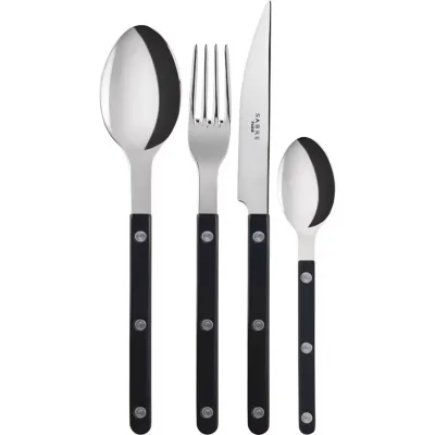 Sabre paris Bistrot Solid Bestik-sæt 16 dele, sort