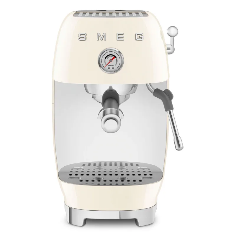 Smeg Manuel espressomaskine med Cold Brew-funktion creme