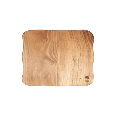 Raw Teak skærebræt - 40x30 cm