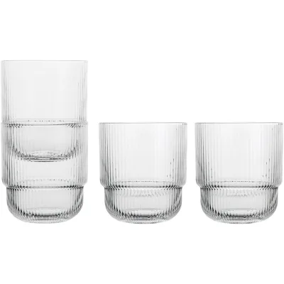 Sagaform Blanka vandglas 4-pak