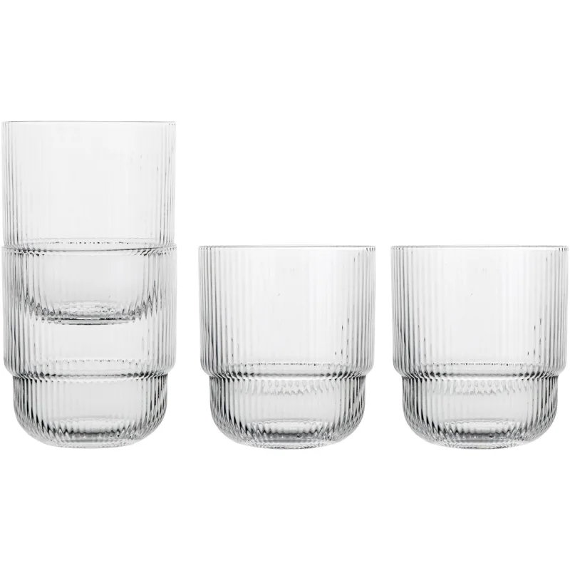 Sagaform Blanka vandglas 4-pak