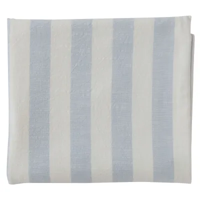 Oyoy living design Stribet dug 260x140 cm, ice blue