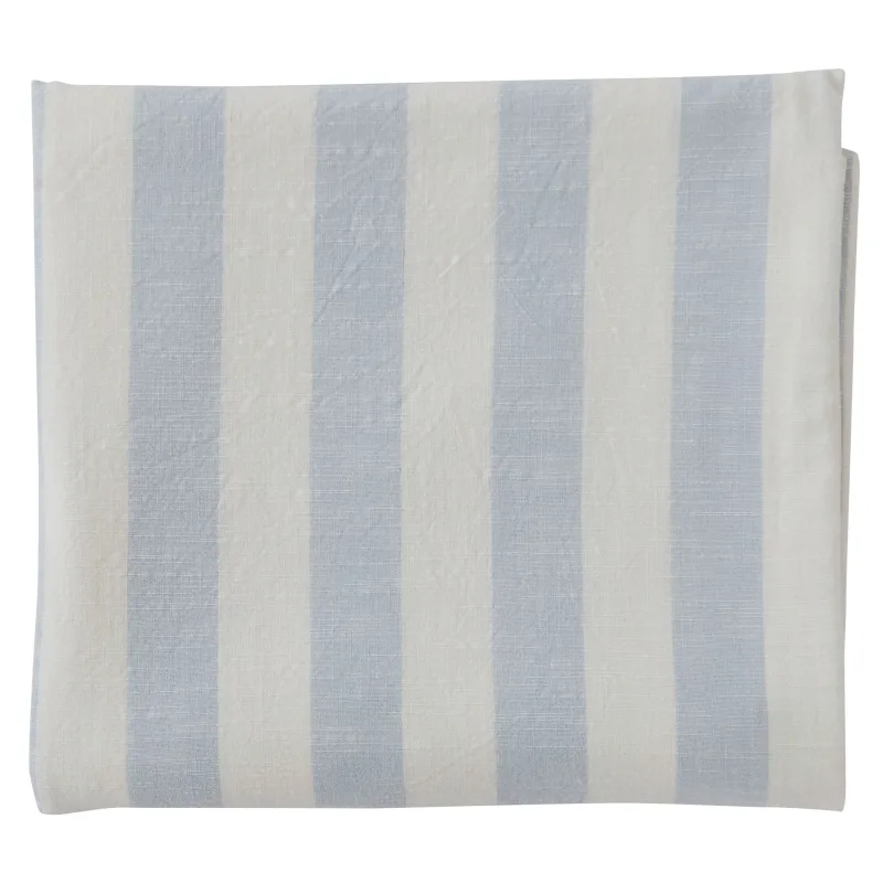 Oyoy living design Stribet dug 260x140 cm, ice blue